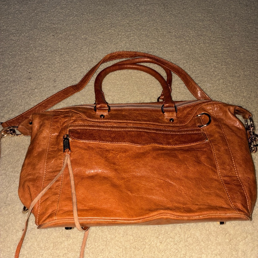 Rebecca Minkoff Stylish Tan Leather Women's Bag - Picture 1 of 3